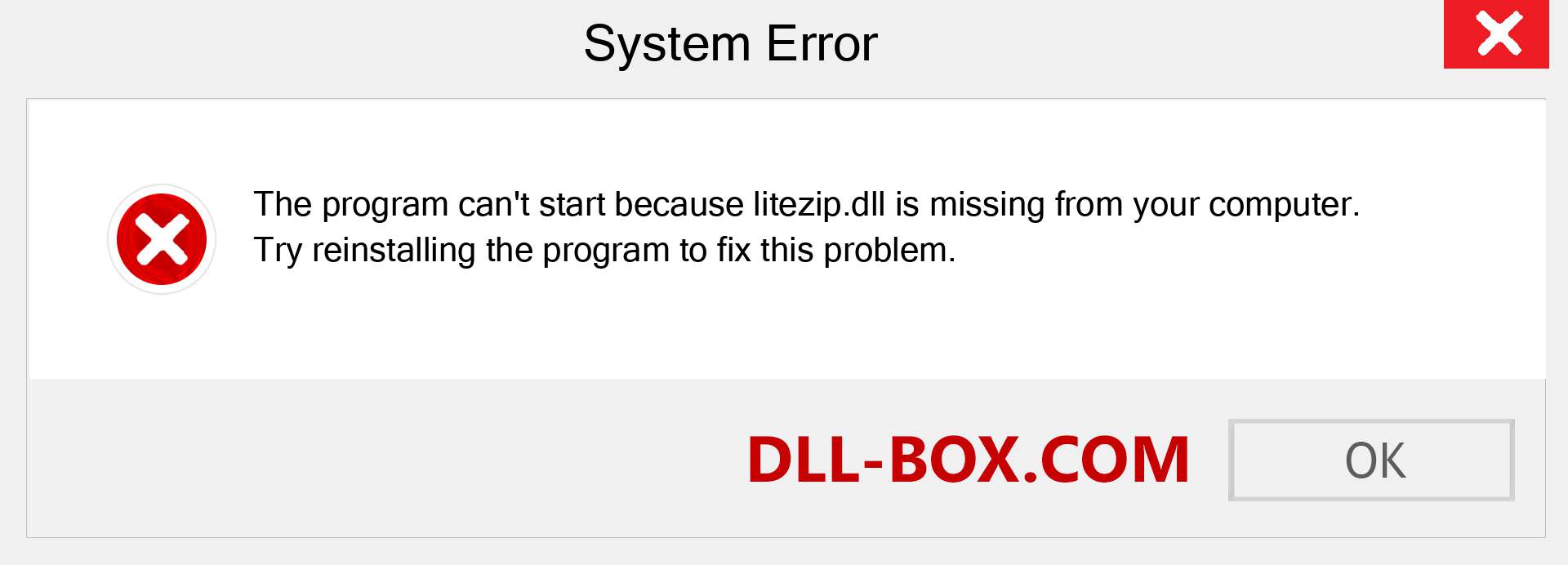  litezip.dll file is missing?. Download for Windows 7, 8, 10 - Fix  litezip dll Missing Error on Windows, photos, images